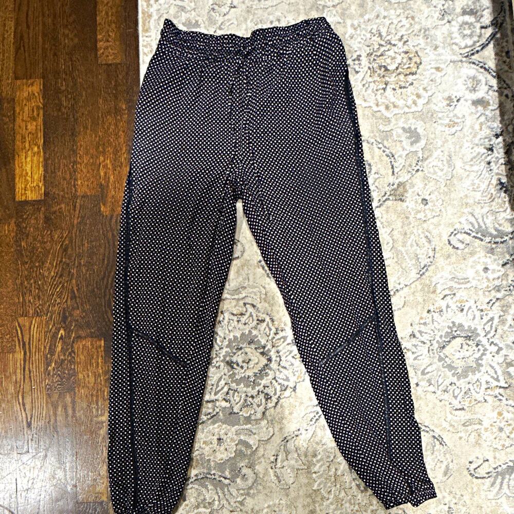 Rag & Bone Black & White Geometric Print Jogger Pants Women’s Size S Regular